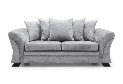 FARROW CRUSHED CHENILLE 3 SEATER SOFA