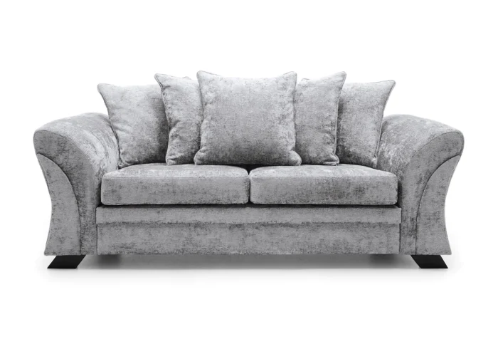 FARROW CRUSHED CHENILLE 3 SEATER SOFA