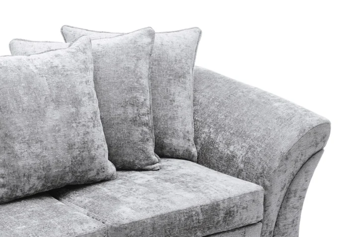 FARROW CRUSHED CHENILLE 3 SEATER SOFA - Image 3