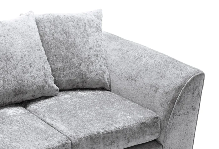 Light Gray Harriet Crushed Chenille U-Shape Sofa - Image 4