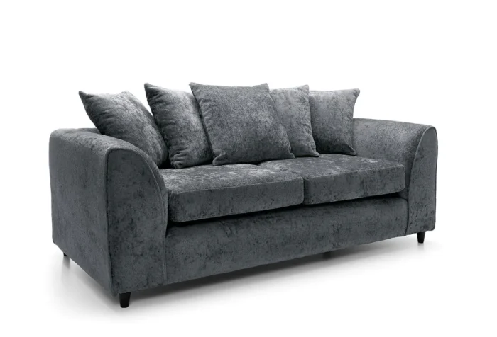 Harriet Crushed Chenille 3 Seater - Image 6