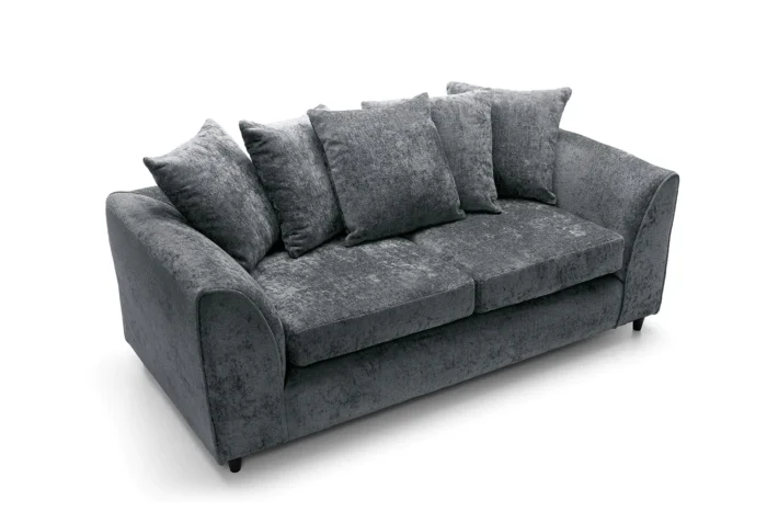 Harriet Crushed Chenille 3 Seater - Image 4