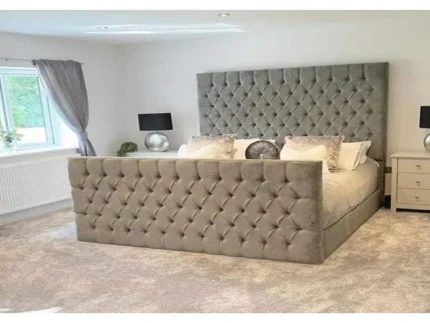 Julianna Chesterfield Bed | Optional Ottoman Storage Bed | The Bed Store