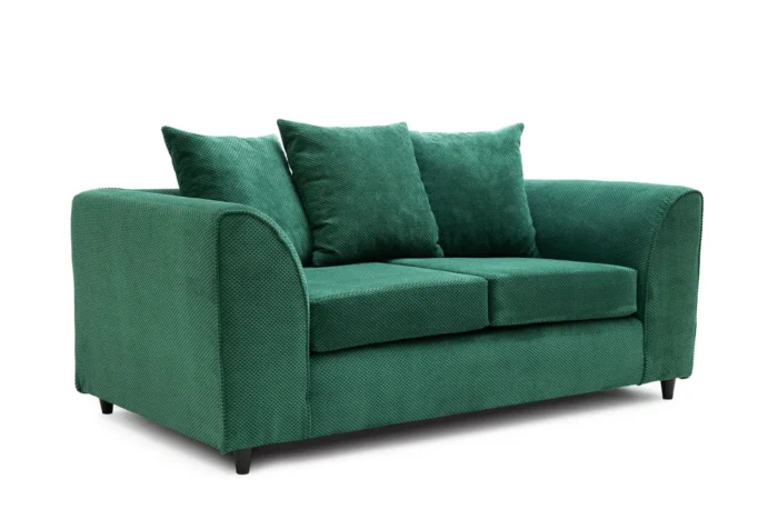 Jumbo Cord 2 Seater Sofa Grid-Textured - Image 11