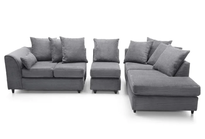Jumbo Cord Large Corner Sofa - Image 2