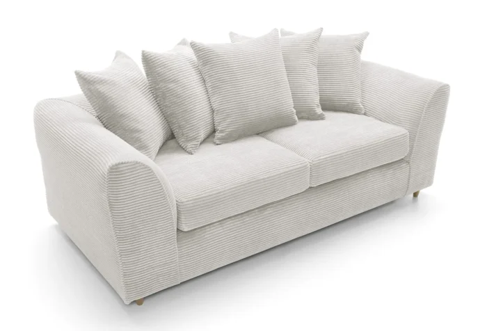 Jumbo Cord 3 Seater Sofa - Image 6