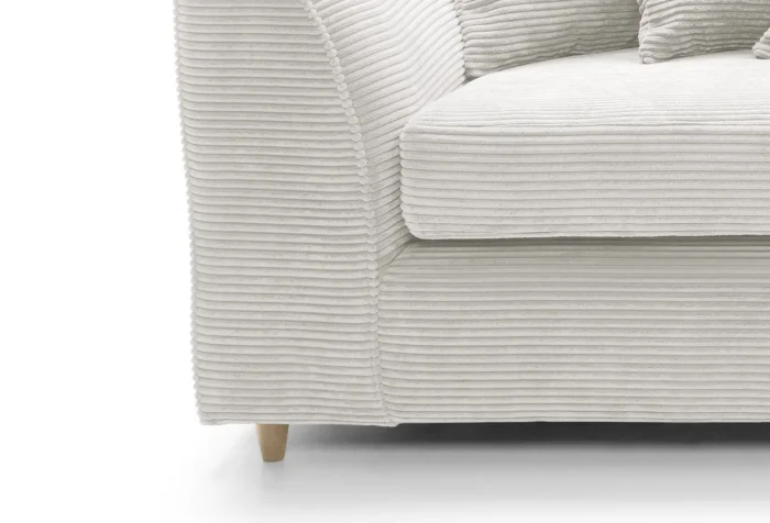 Jumbo Cord 3 Seater Sofa - Image 3