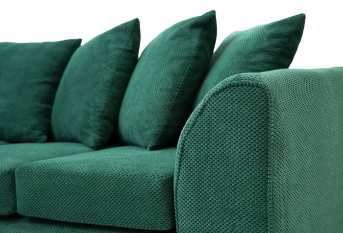 Jumbo Cord Corner Sofa Grid-Textured - Image 3