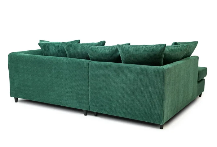 Jumbo Cord Corner Sofa Grid-Textured - Image 2