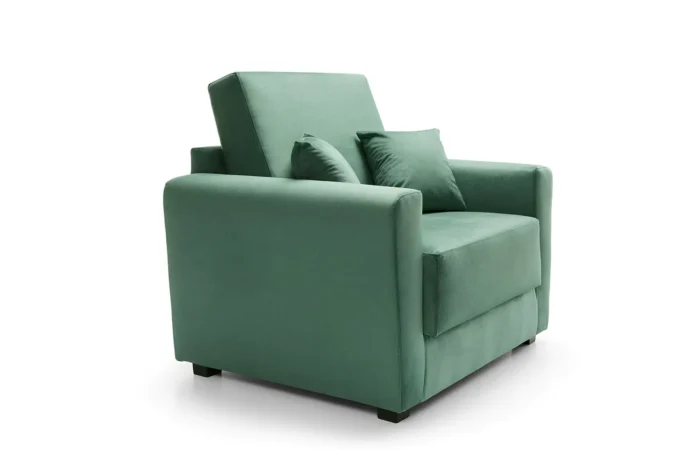 Olly Velvet Single Sofa Bed - Image 6