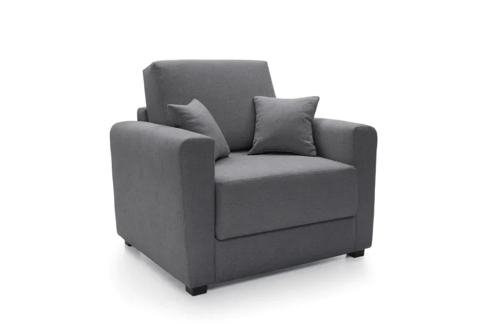 Olly Single Sofa Bed | Dark Grey - Image 7