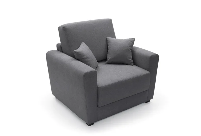 Olly Single Sofa Bed | Dark Grey - Image 5
