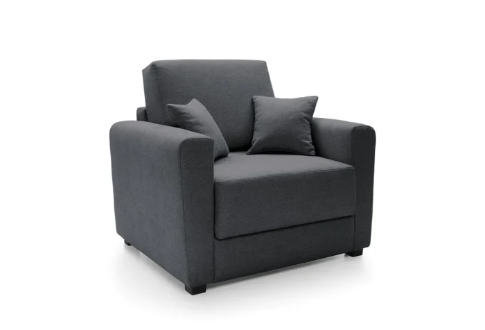Olly Single Sofa Bed | Black - Image 6