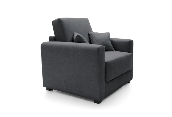 Olly Single Sofa Bed | Black - Image 5