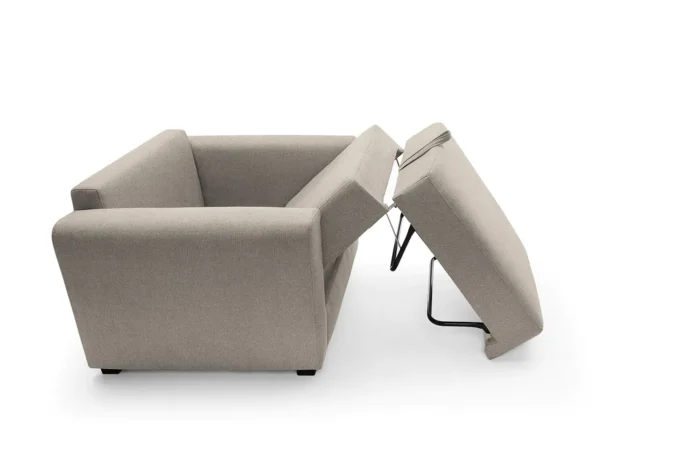 Olly Single Sofa Bed | Sand - Image 2