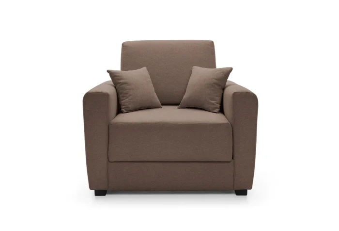 Olly Single Sofa Bed | Brown
