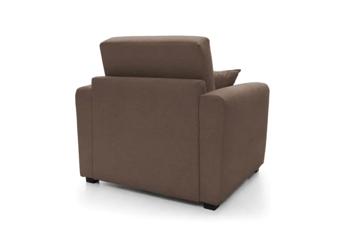 Olly Single Sofa Bed | Brown - Image 4