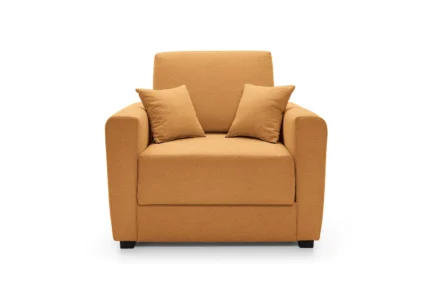 Olly Single Sofa Bed | Saffron