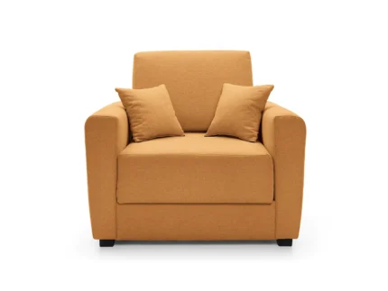 Olly Single Sofa Bed | Saffron