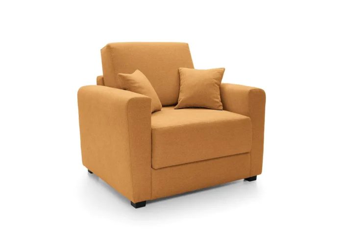 Olly Single Sofa Bed | Saffron - Image 6