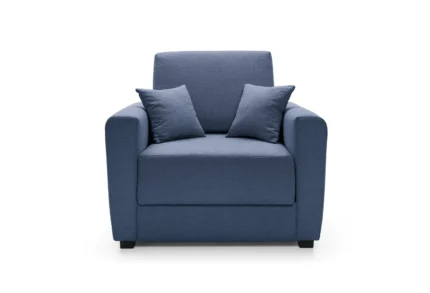Olly Single Sofa Bed | Dark Blue