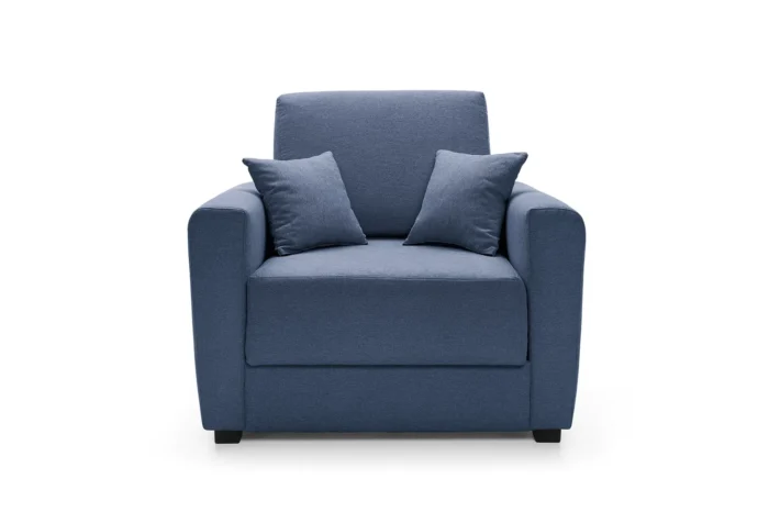 Olly Single Sofa Bed | Dark Blue