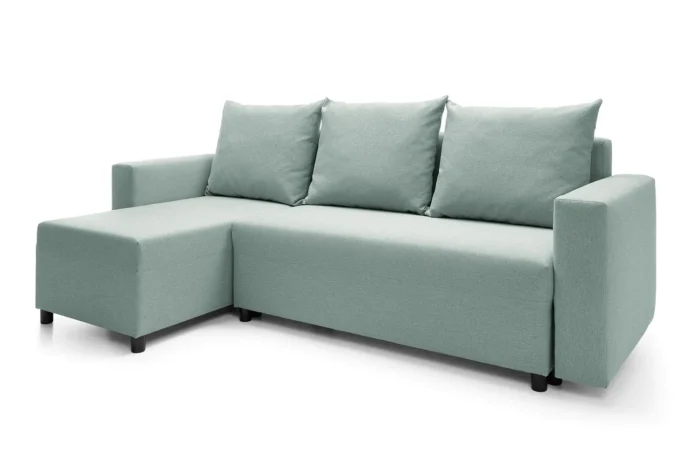 Pistachio Green Oslo Corner Sofa Bed - Image 9