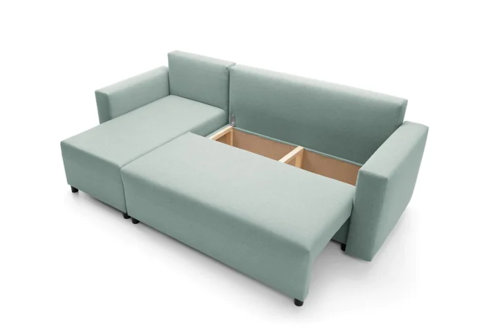 Pistachio Green Oslo Corner Sofa Bed - Image 5