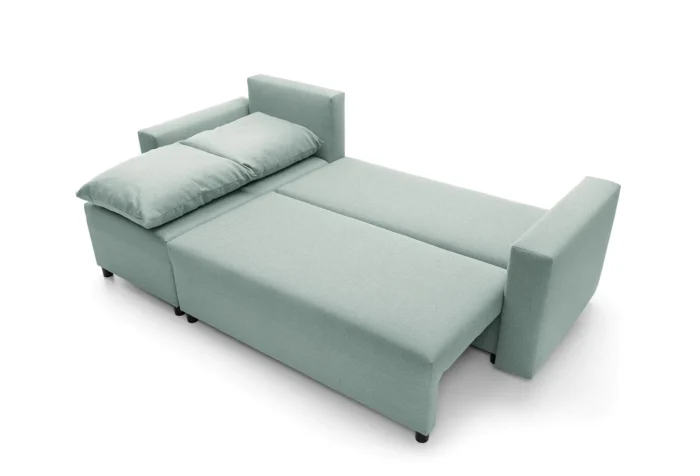 Pistachio Green Oslo Corner Sofa Bed - Image 4