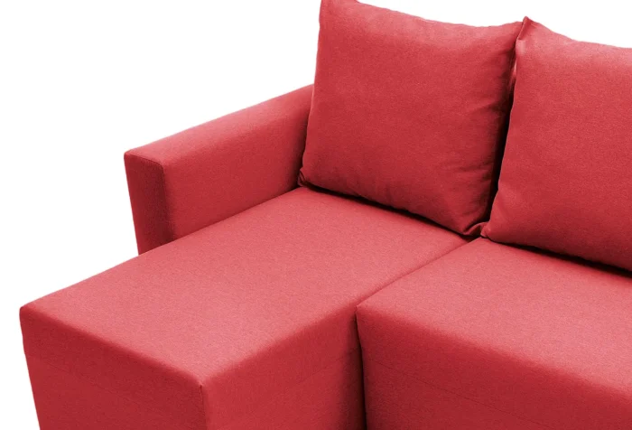 Red Oslo Corner Sofa Bed - Image 4