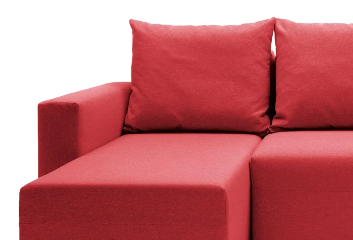 Red Oslo Corner Sofa Bed - Image 3