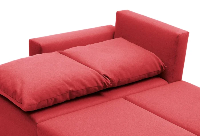 Red Oslo Corner Sofa Bed - Image 2