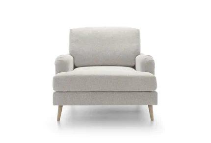 Harper Chenille Armchair |  Cream