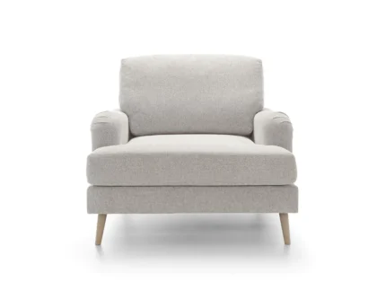 Harper Chenille Armchair |  Cream