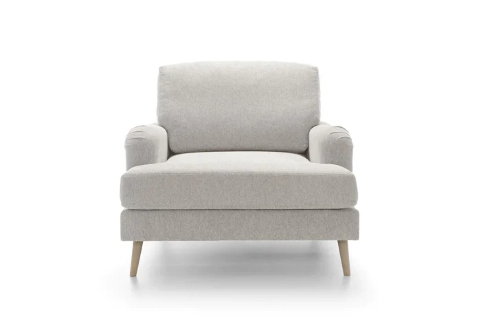 Harper Chenille Armchair |  Cream