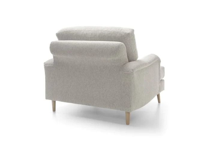 Harper Chenille Armchair |  Cream - Image 3