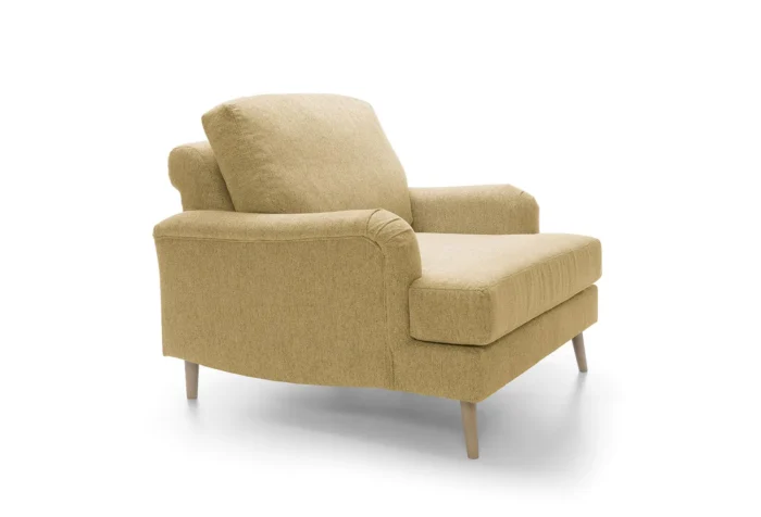 Harper Chenille Armchair | Brown - Image 5