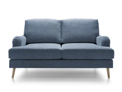 Harper Chenille 2 Seater Sofa | Dark Blue