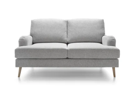 Harper Chenille 2 Seater Sofa | Light Gray