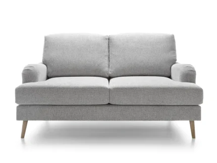Harper Chenille 2 Seater Sofa | Light Gray
