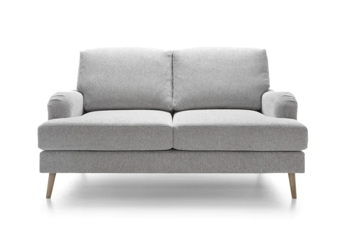 Harper Chenille 2 Seater Sofa | Light Gray