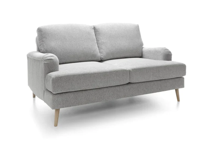 Harper Chenille 2 Seater Sofa | Light Gray - Image 10