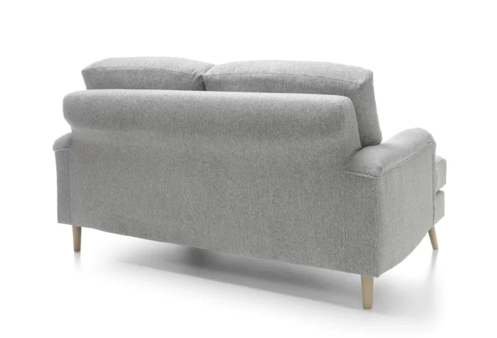 Harper Chenille 2 Seater Sofa | Light Gray - Image 7