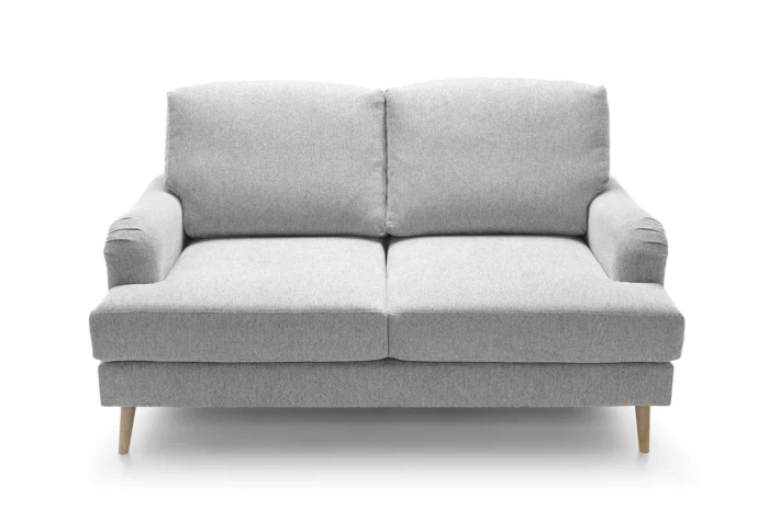 Harper Chenille 2 Seater Sofa | Light Gray - Image 5