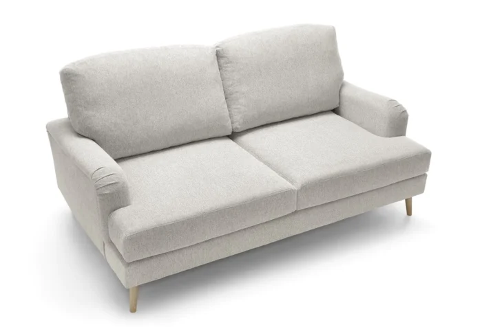 Harper Chenille 3 Seater Sofa | Cream - Image 3
