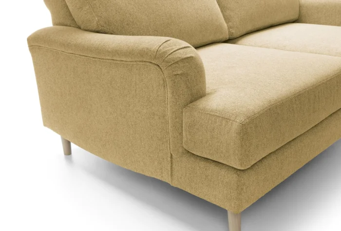 Harper Chenille 3 Seater Sofa | Brown - Image 4