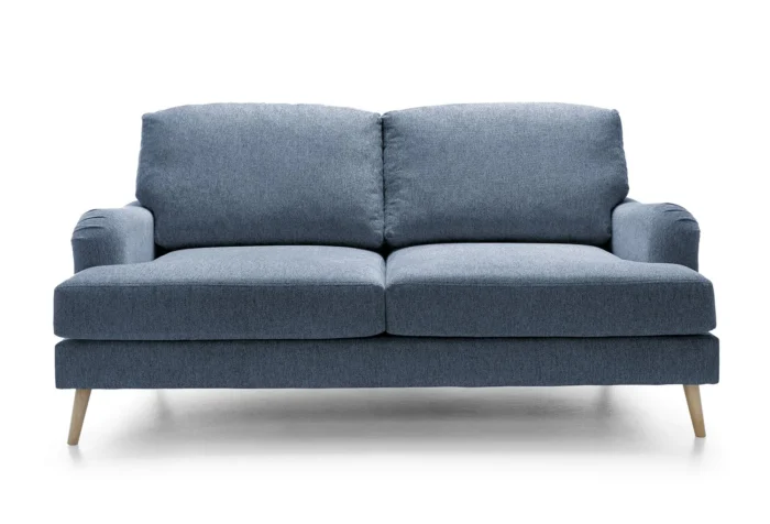 Harper Chenille 3 Seater Sofa | Dark Blue - Image 9