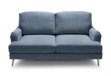 Harper Chenille 3 Seater Sofa | Dark Blue