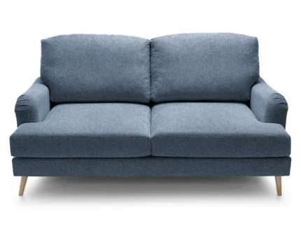 Harper Chenille 3 Seater Sofa | Dark Blue