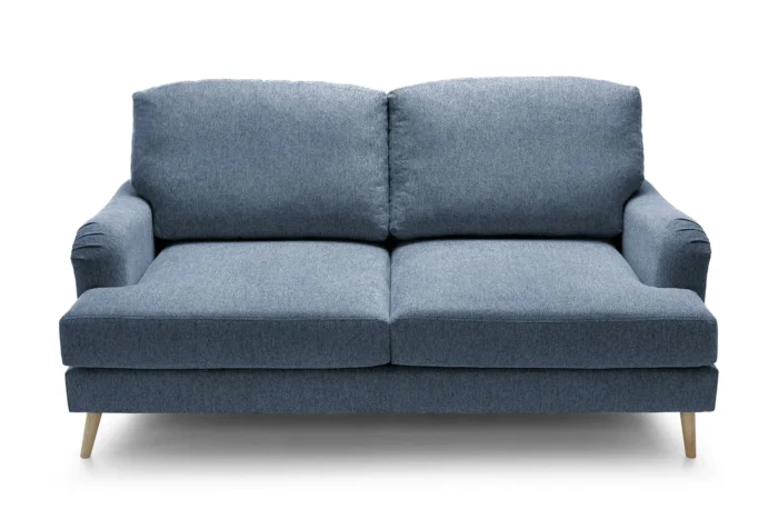 Harper Chenille 3 Seater Sofa | Dark Blue